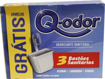 BLOCO SANITARIO Q ODOR FLORAL LAVANDA PI