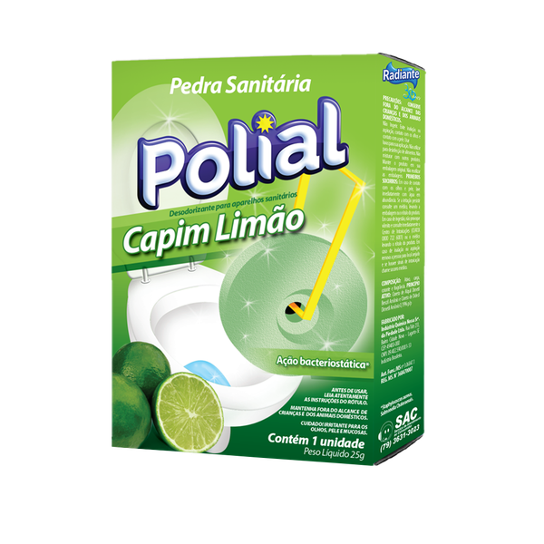 PEDRA SANIT POLIAL CAPIM  LIMAO 25G 25G