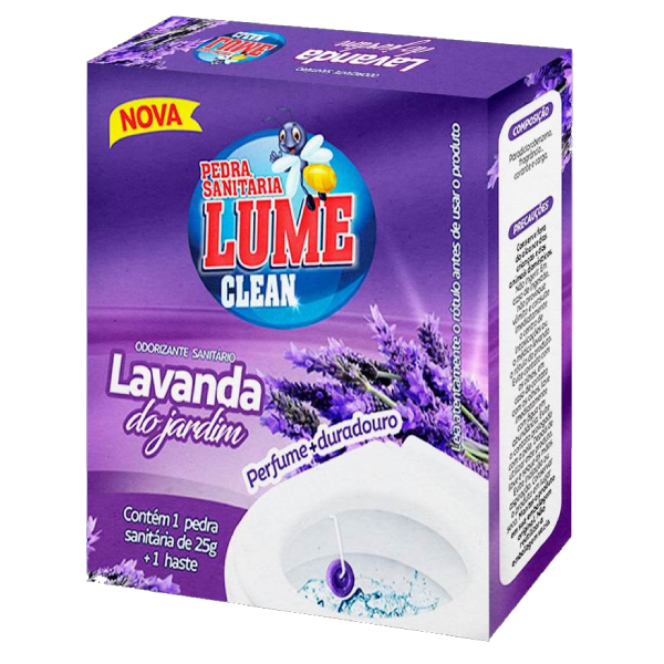 PEDRA SANITARIA LUME CLEAN  25G LAVANDA JARDIM