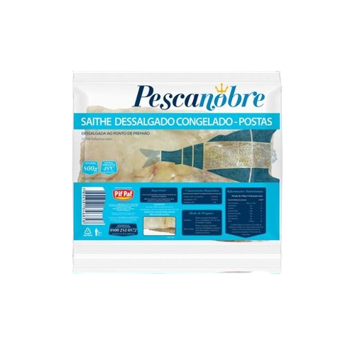 Peixe Dessalgado Saithe C/ Polaca Desf 800g