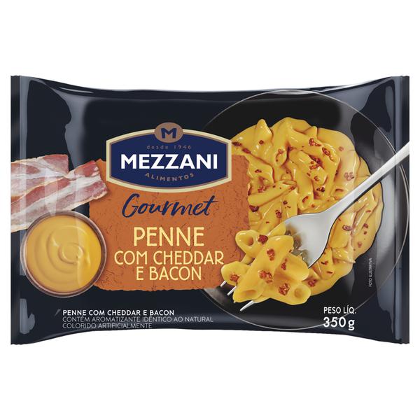 Penne Mezzani Gourmet 350g Cheddar e Bacon