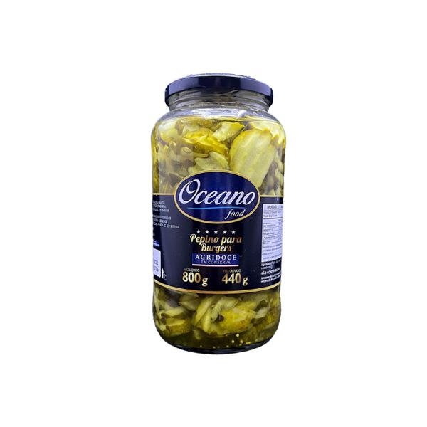 PEPINO OCEANO AGRIDOCE 800GR VIDRO