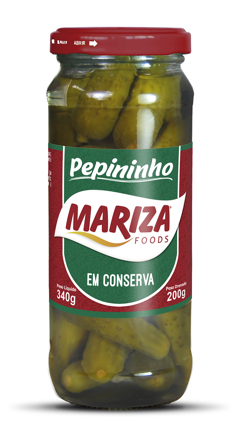 PEPINO EM CONSERVA MARIZA 200G