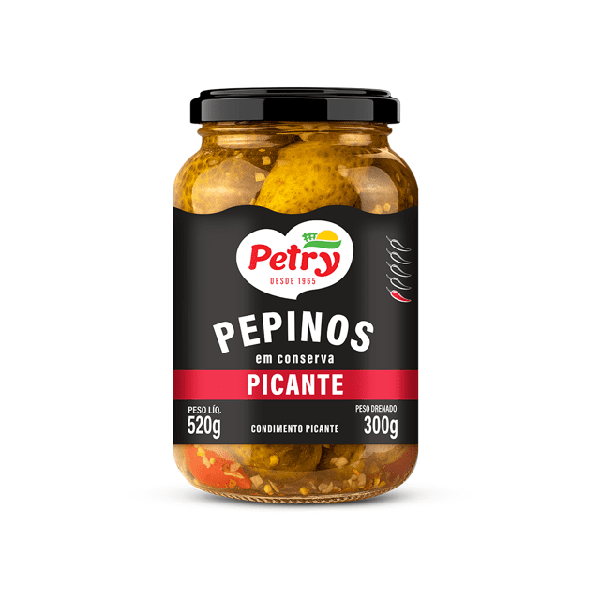 PEPINO CONSERVA PETRY PICANTE 300GR