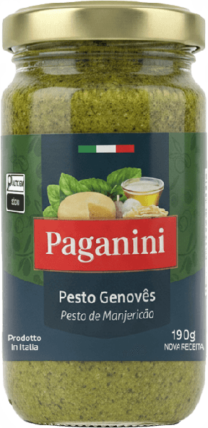 MOLHO PESTO GENOVES PAGANINI 190G