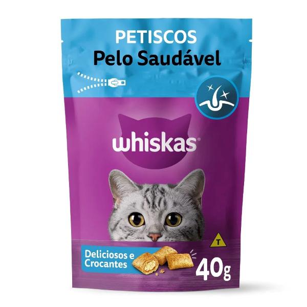 PETISCO WHISKAS PELO SAUDAVEL 40GR