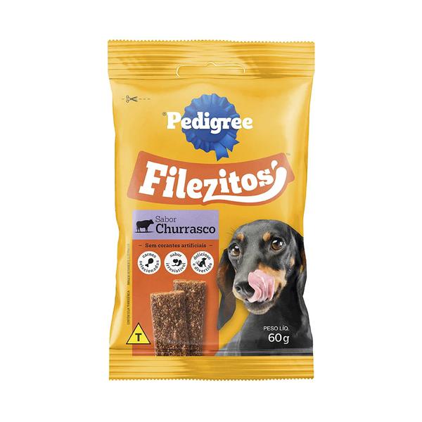 FILEZITOS P/CAES PEDIGREE 60G AD CHURRAS