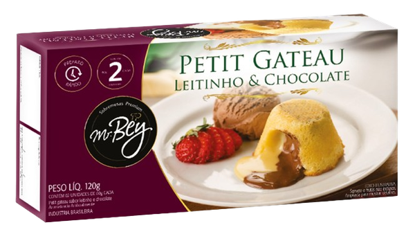 PETIT GATEAU MR BEY 120G, LEIT/CHOCOLATE