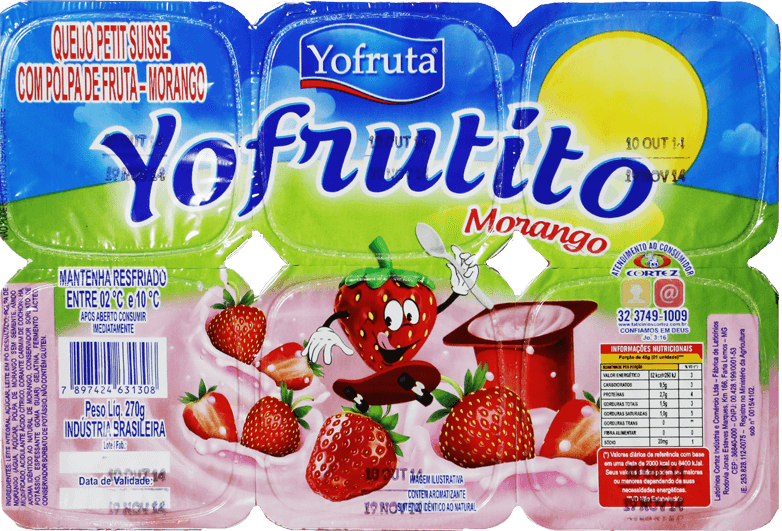 YOFRUTITO 270G  MORANGO