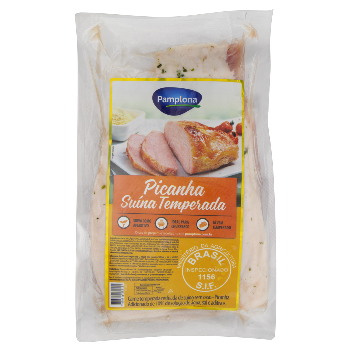 PICANHA SUINA TEMPERADA KG