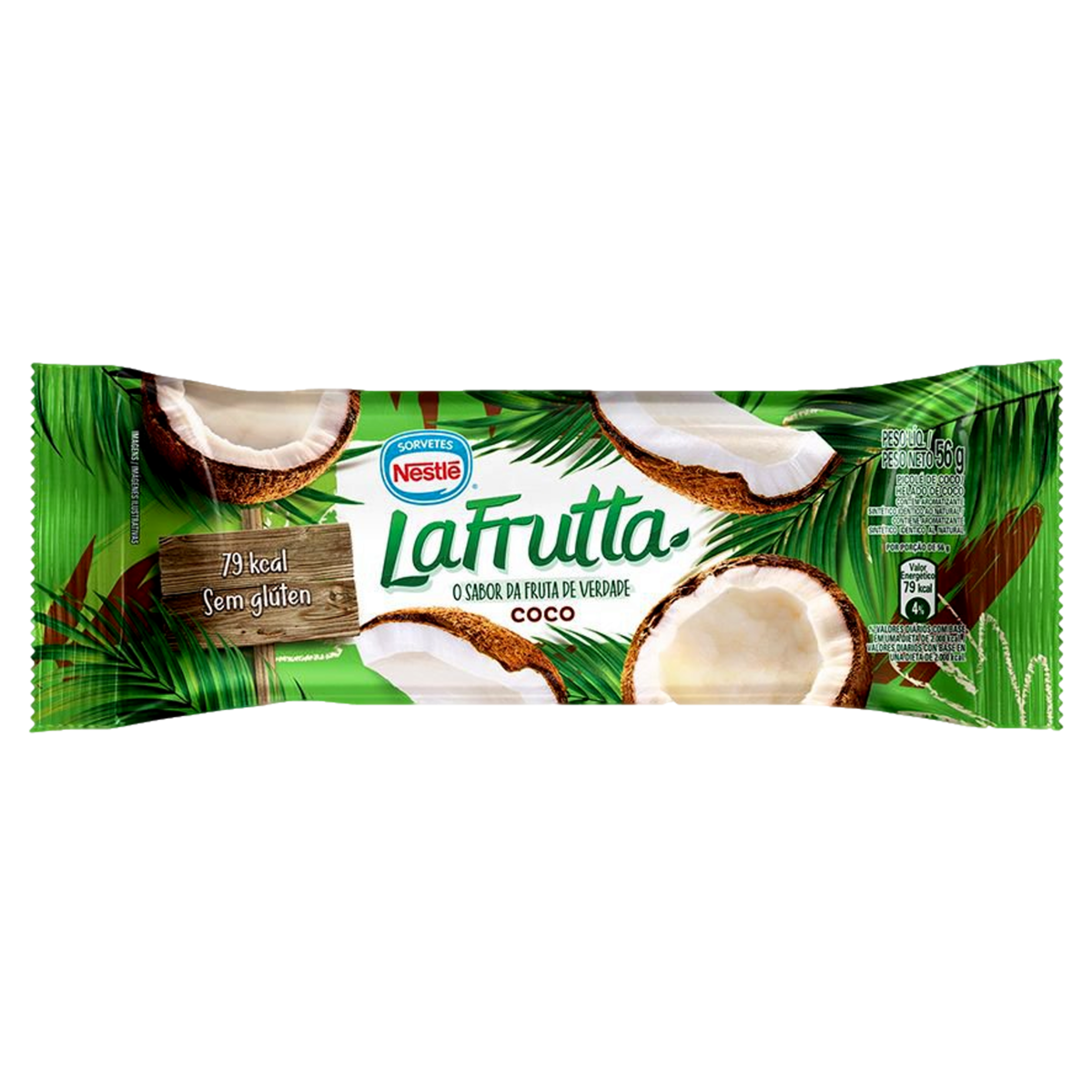 SORVETE PICOLE NESTLE LAFRUTTA COCO  56G