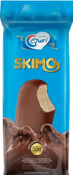 Sorvete Guri Leite Skimo 55g