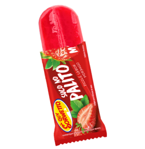 PICOLE SUCO MORANGO QUY SORWETTO 58G