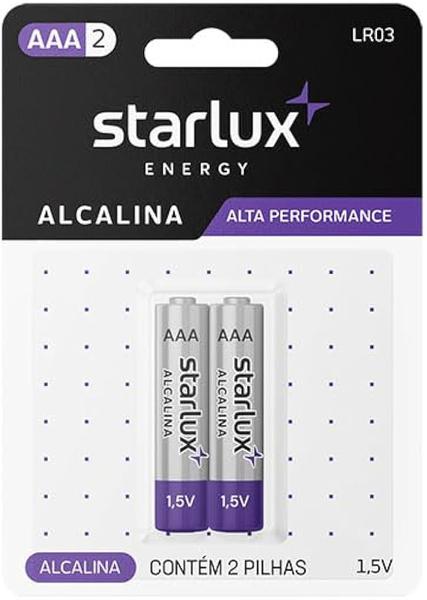 PILHA STARLUX ZINCO AA2