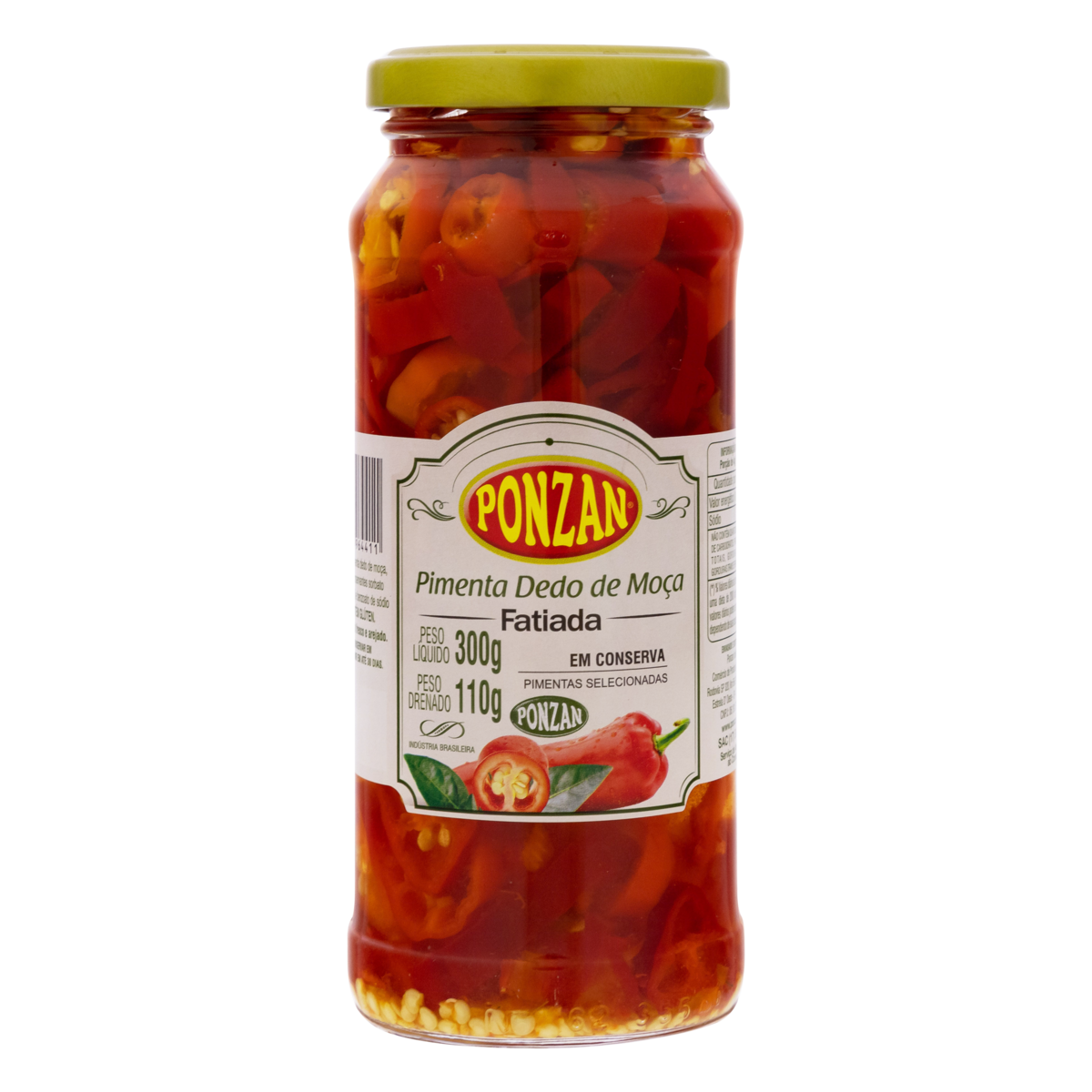 PIMENTA PONZAN DEDO MOÇA FAT VD 110GR