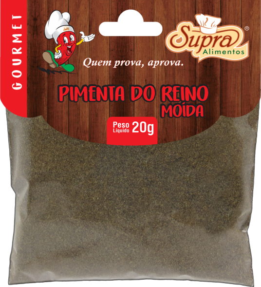 Pimenta do Reino Po Tubo Supra Alimentos 40g