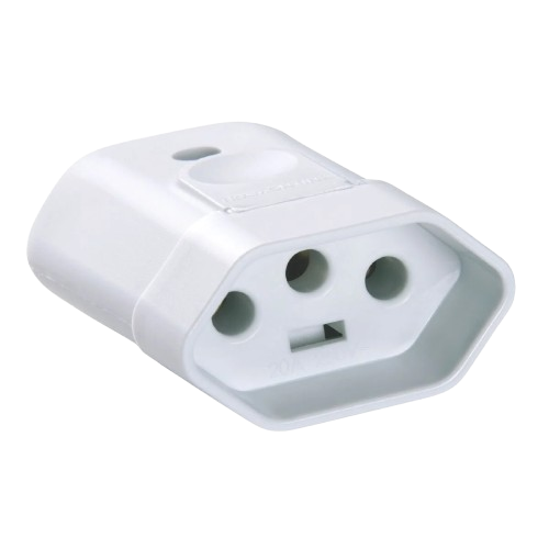 PINO T FEMEA TRAMONTINA 2P+T 10A BC SM