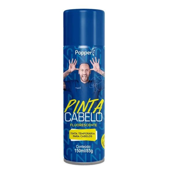 TINTA P/CABELO POPPER FLORESC 150ML AZUL