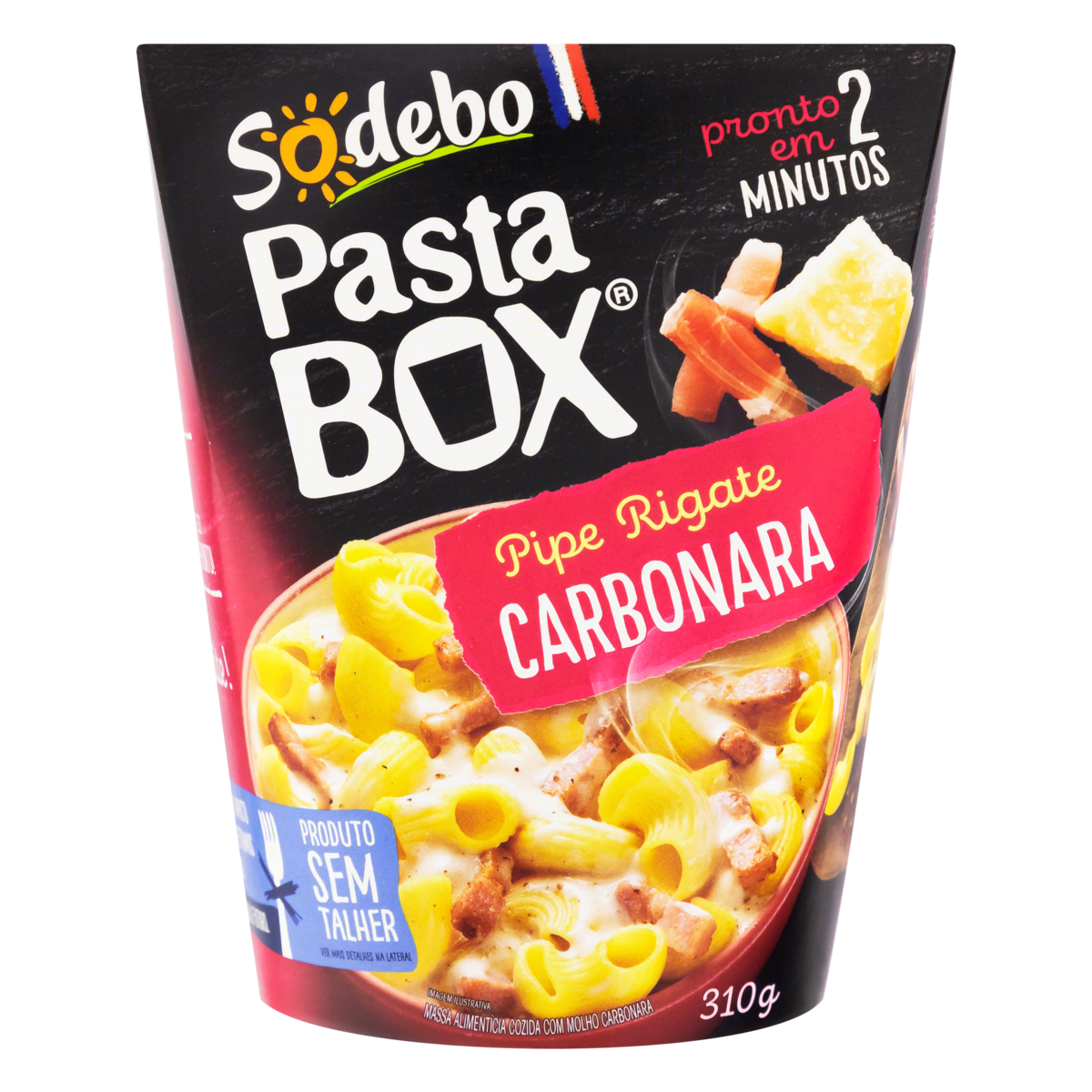 MASSA SODEBO P BOX PIPE CARBONARA 310GR
