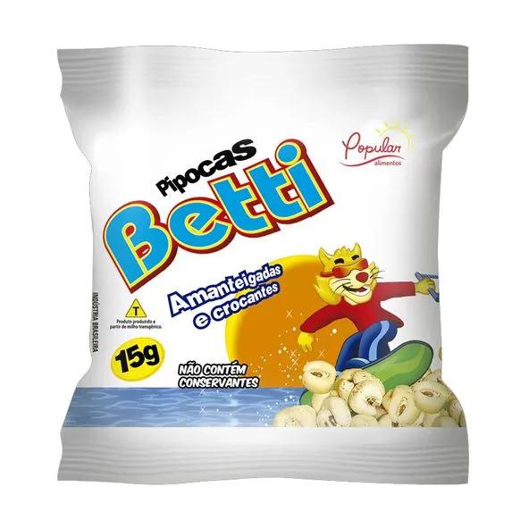 Pipocas Betti Amanteigada 15g C/20