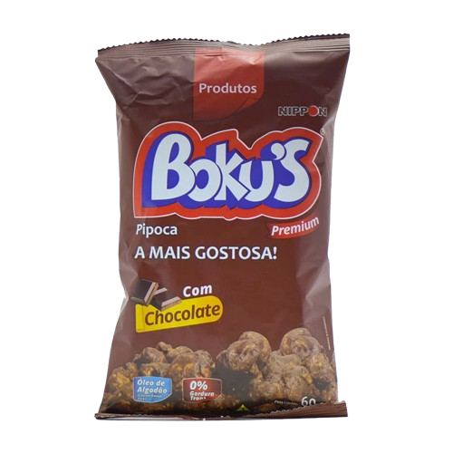 PIPOCA C/CHOC BOKUS 60G