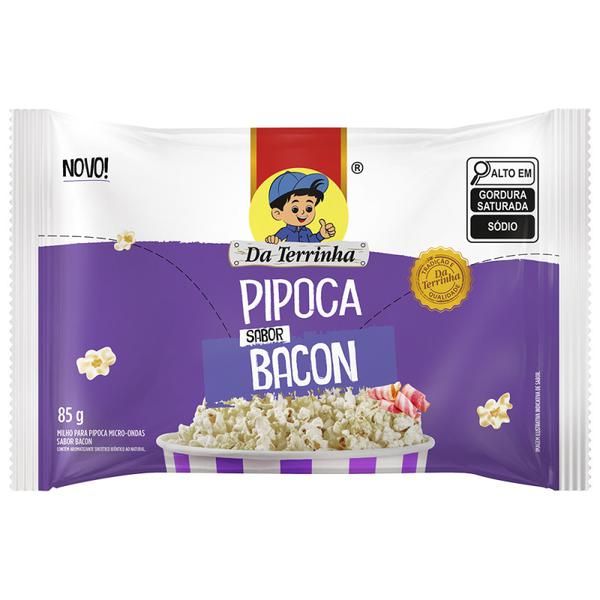 PIPOCA DA TERRINHA MICROONDAS BACON 85G