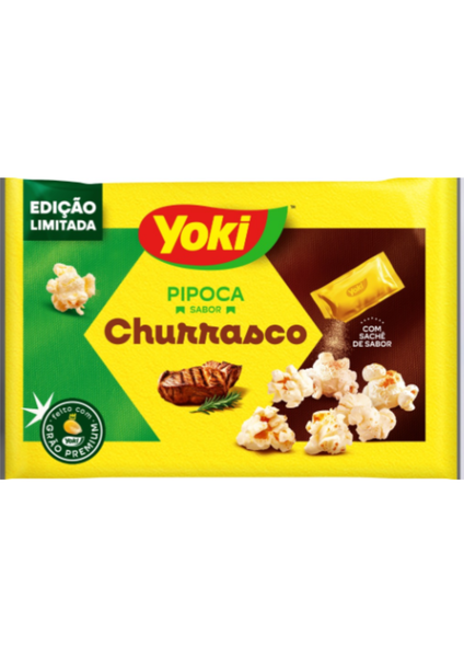 PIPOCA DE MICROONDAS YOKI POP CHURRASCO 90G