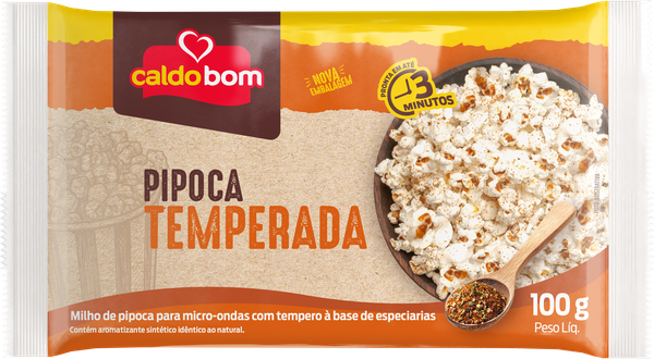 Milho Pipoca Micro Caldo Bom 100g
