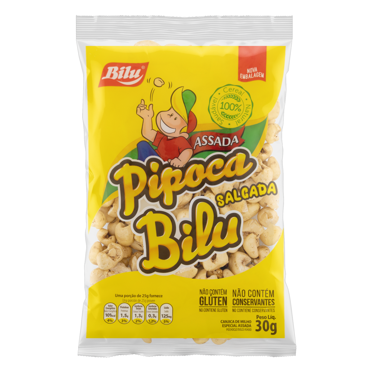 PIPOCA BILU SALGADA  30GR