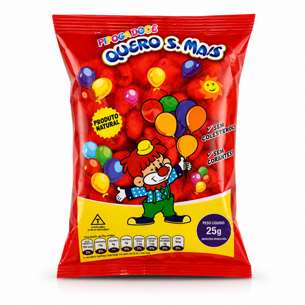 Pipoca Doce Quero S.Mais 25g