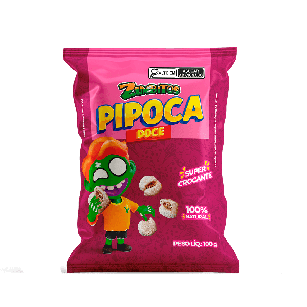 SALGADINHOS ZUMBITOS PIPOCA DOCE 100G