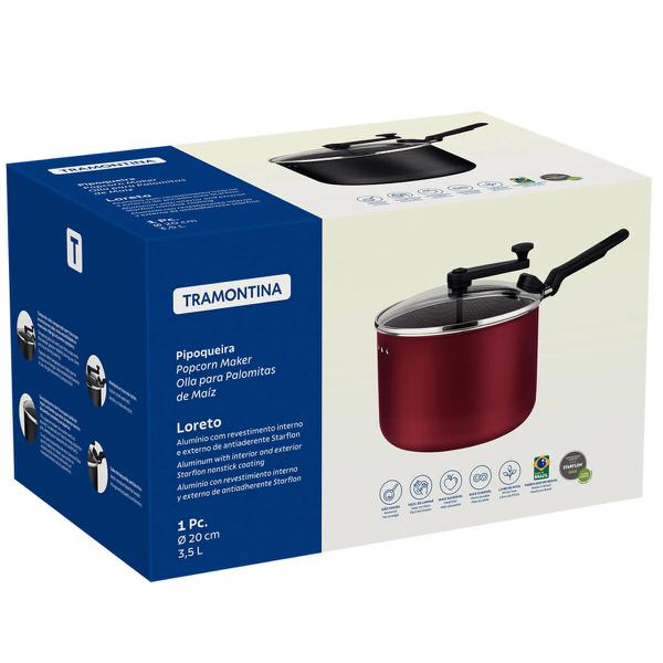 PIPOQUEIRA TRAMONTINA 20CM LORETO GRAFIT