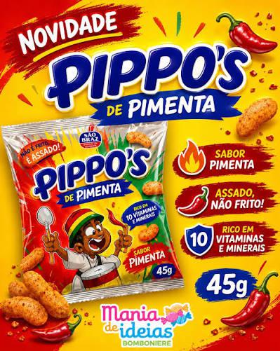 SALGADINHO PIPPOS SAO BRAZ PIMENTA 40X45