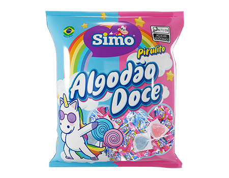 PIRULITO SIMONETTO ALGODAO DOCE 50UN 400G