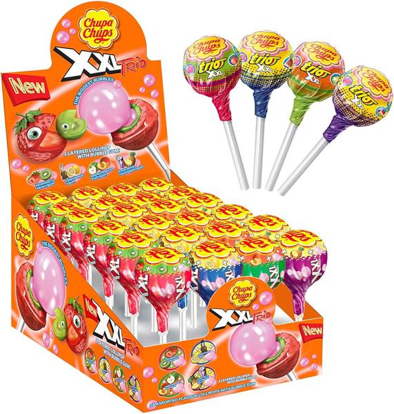 PIRULITO CHUPA CHUPS XXL TRIO SORTIDO 58