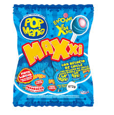 PIRULITO POP MANIA MAXXI FRAMBOESA 672G