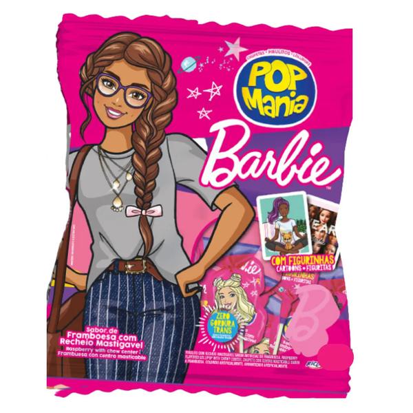 Pirulito Pop Mania 500g Barbie Framboesa