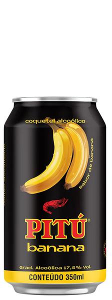 PITU BANANA 350ML LATA CACHAÇA