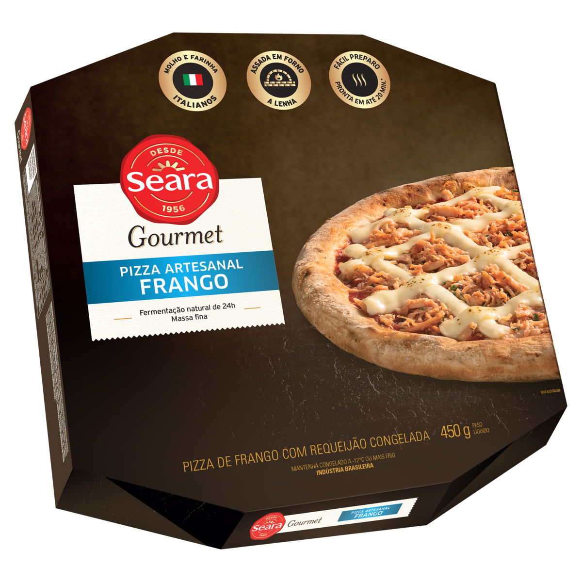 PIZZA SEARA GOURMET 450G  FRANGO