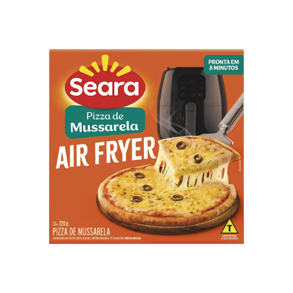 PIZZA SEARA AIR FRYER 220G, MUSSARELA