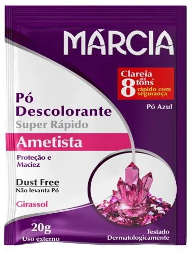 PÓ DESCOLORANTE RÁPIDO MARCIA AMETISTA 20G