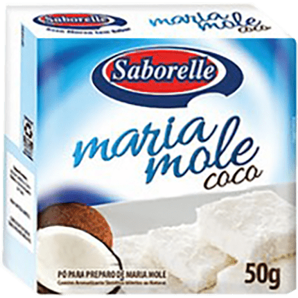 MARIA MOLE EM PO SABORELLE COCO 50G