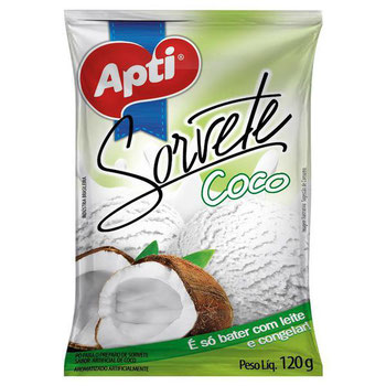 PREPARO PARA SORVETE EM PO APTI COCO PCT