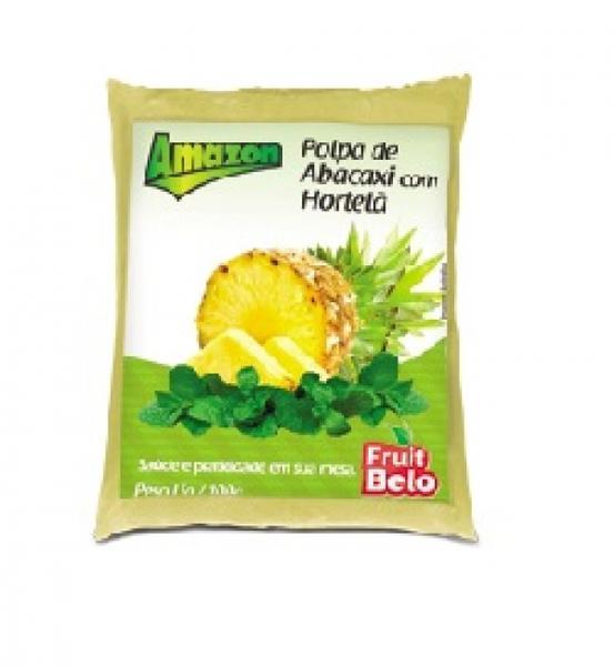 POLPA DE FRUTA AMAZON ABACAXI COM HORTELA 100GR