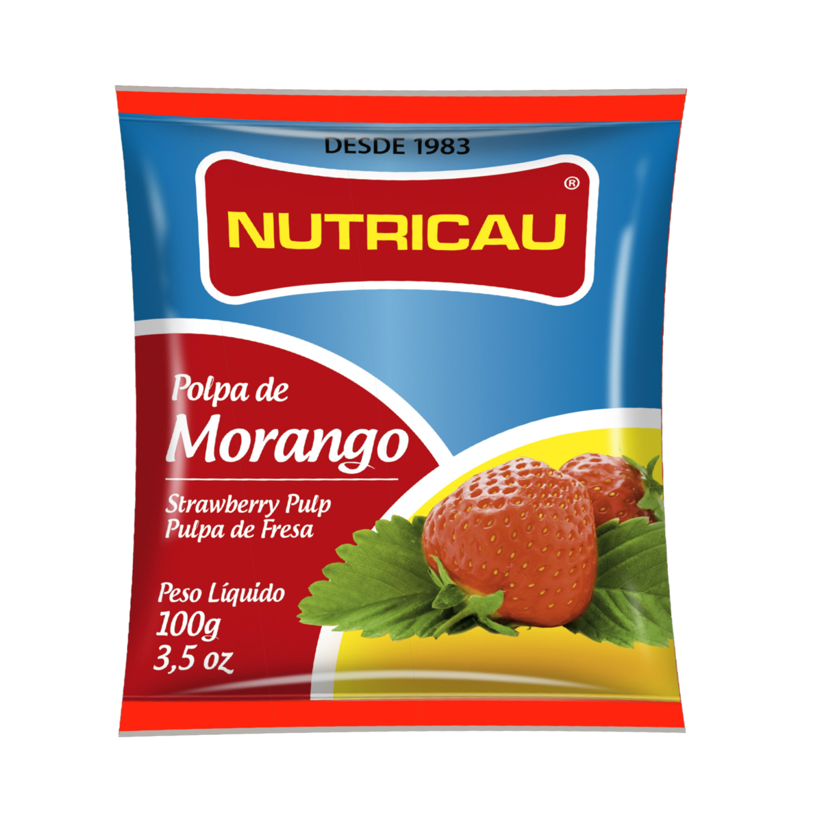 POLPA NUTRICAU 100G MORANGO