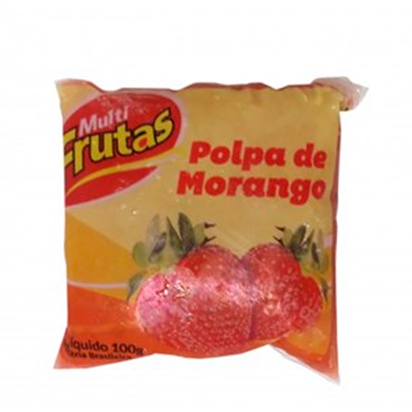 Polpa De Fruta Multi Morango 100g