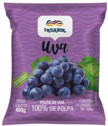 POLPA DE UVA FRISABOR 400G