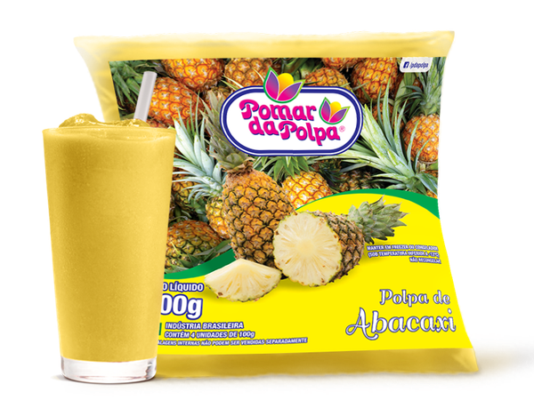 POLPA FRUTA FLORESTA 400G ABACAXI