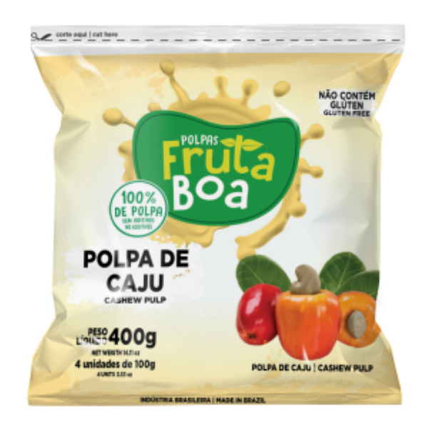 POLPA FRUTA BOA CAJU 400G