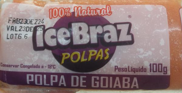 POLPA ICE BRAZ GOIABA CONG 100GR